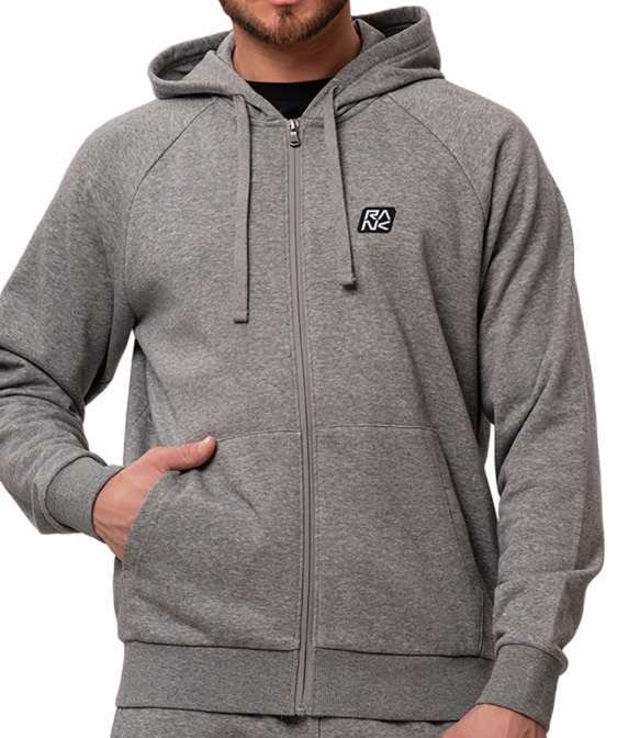 Толстовка RANK Competitor French Terry FZ серая 1002005-012