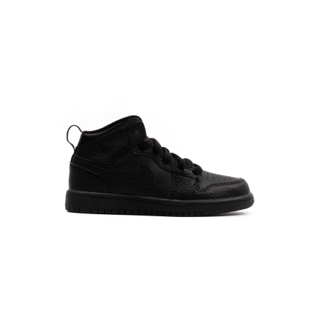 All black jordan 1 mid best sale