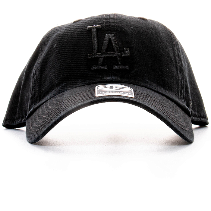 Бейсболка '47 Brand CLEAN UP Los Angeles Dodgers B-RGW12GWSNL-BKQ BlackOnBlack