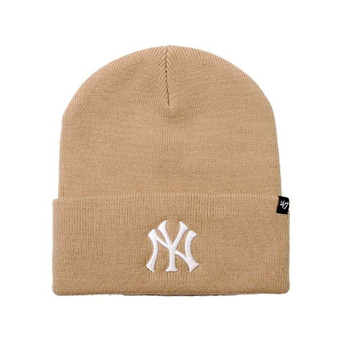 Шапка '47 Brand HAYMAKER CUFF KNIT NY Yankees B-HYMKR17ACE-KHB Khaki