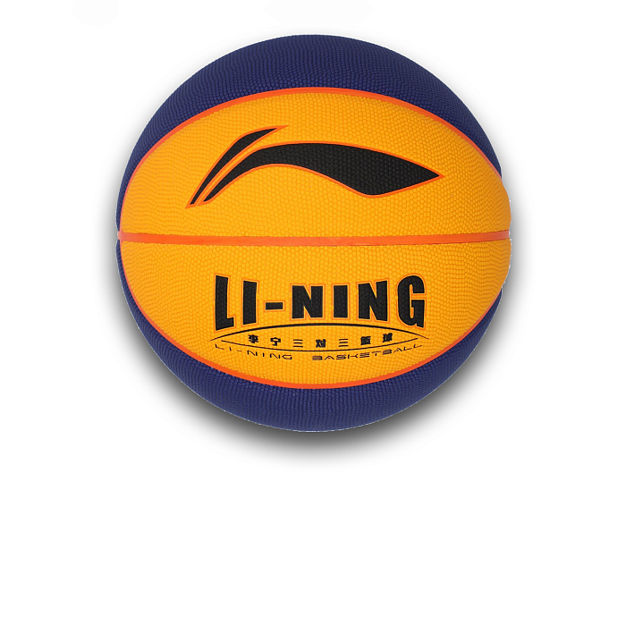 Мяч баскетбольный Li Ning желто-синий ABQT035-1