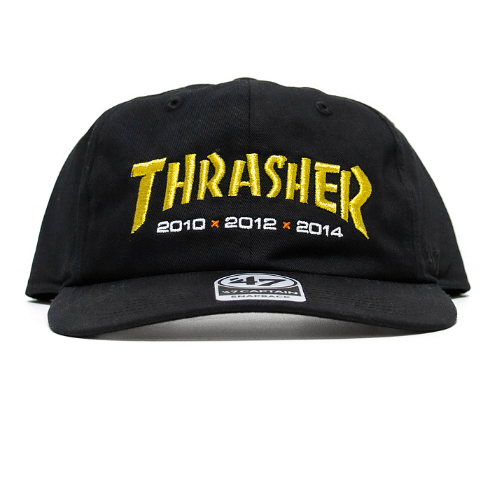 Бейсболка '47 Brand X Thrasher GOLDMERROW CAPTAIN San Francisco Giants Black
